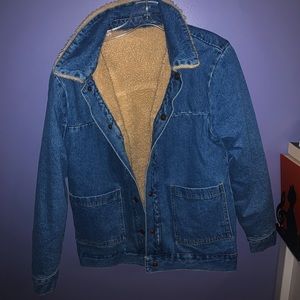 Fluffy Demin Jacket (Small)